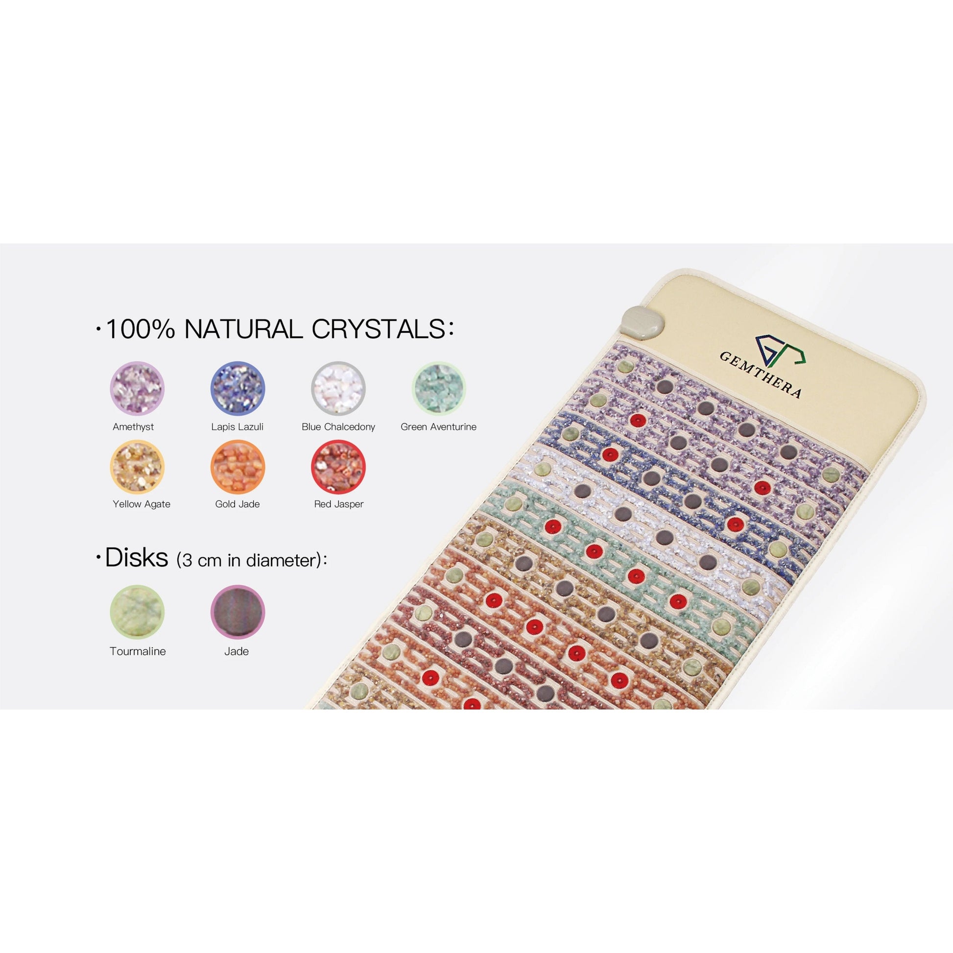 5-in-1 Gemstone PEMF Infrared Heating Mat.-2