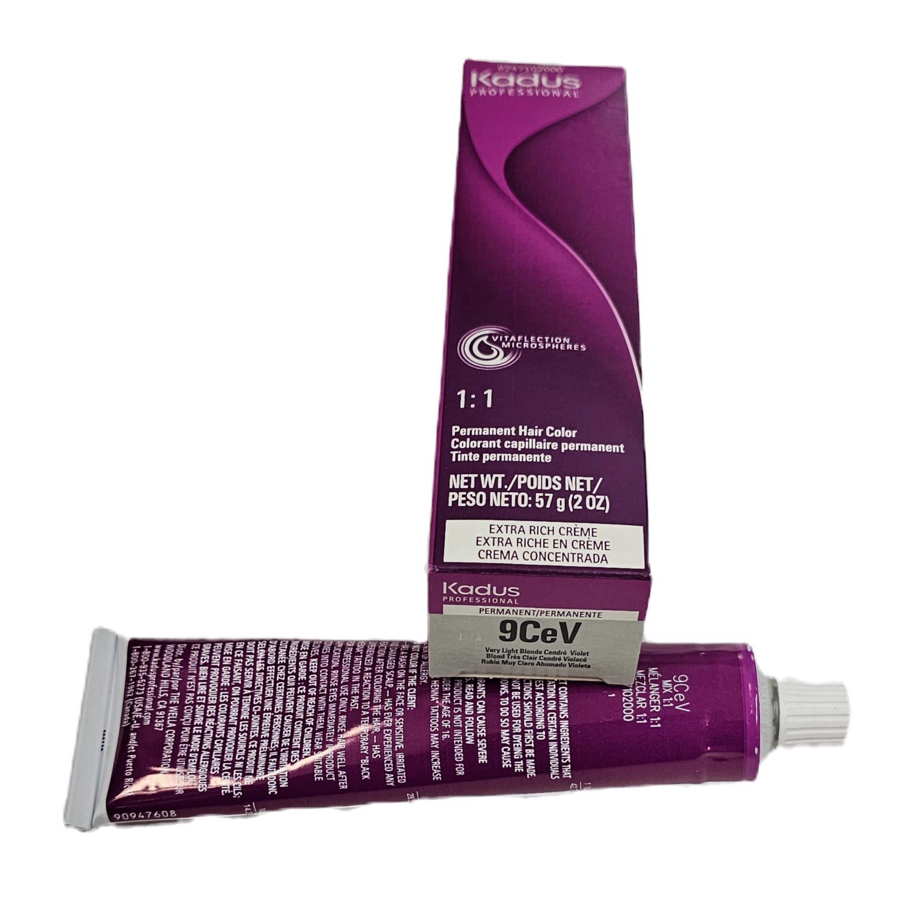Kadus permanent hair color gel; 2oz; extra rich creme; byWella; for unisex image 11