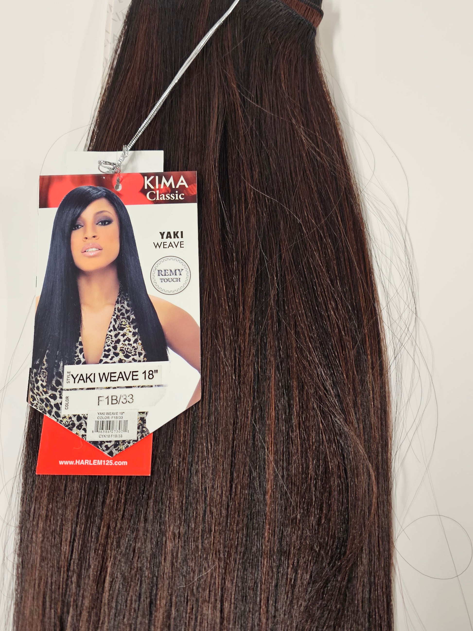 100% human hair quality Yaki weave; Remy touch; sew-in; weft; straight; women image 7