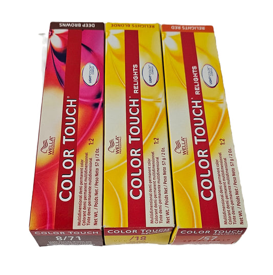 Wella color touch relights; multidimensional demi permanent hair color image 0