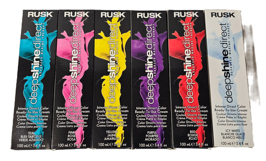 Rusk deep shine Intense direct color; 3.4fl.oz; Advanced marine therapy; unisex image 0