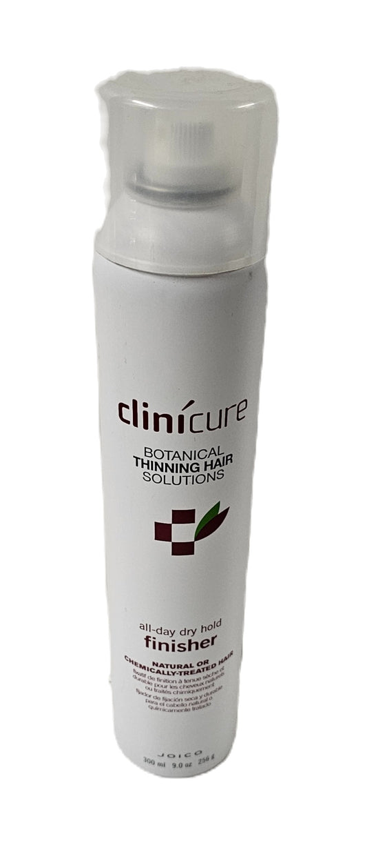 Clinicure Botanical thinning hair solutions; all-day dry hold finisher; 9oz image 0