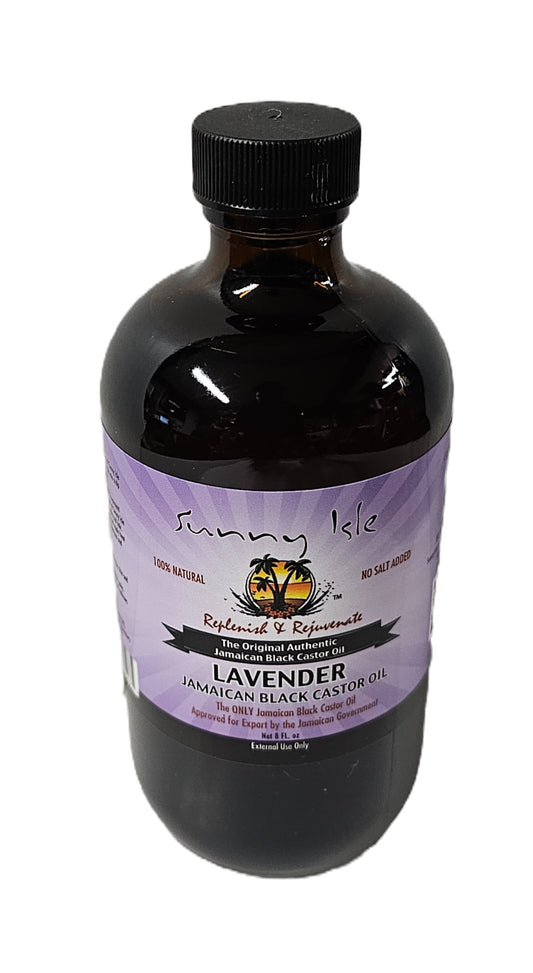 Sunny Isle Lavender; Jamaican black castor oil; 8fl.oz; for unisex image 0