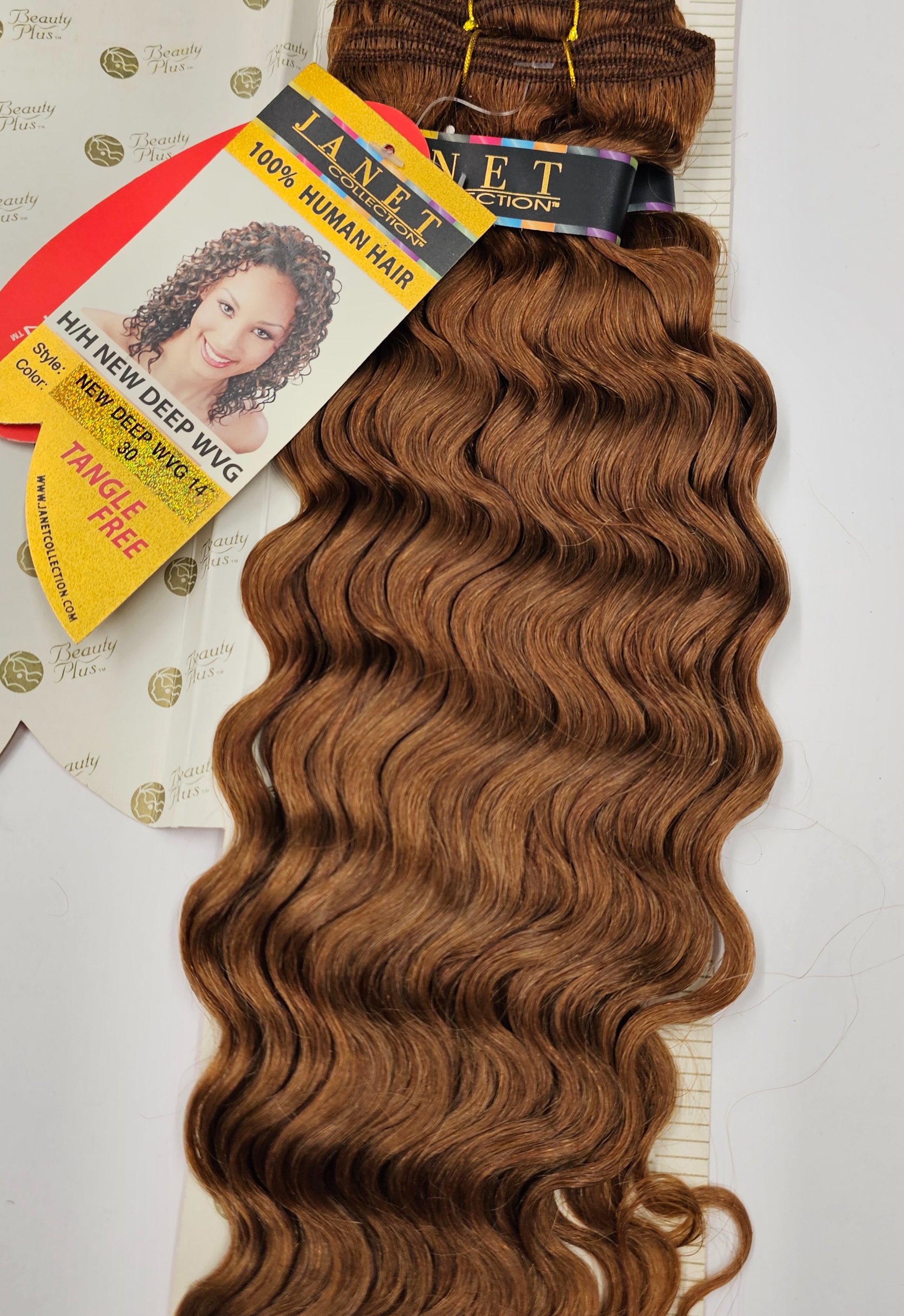 100% human hair weave tangle-free; new deep; curly; weft; sew-in; for women image 5
