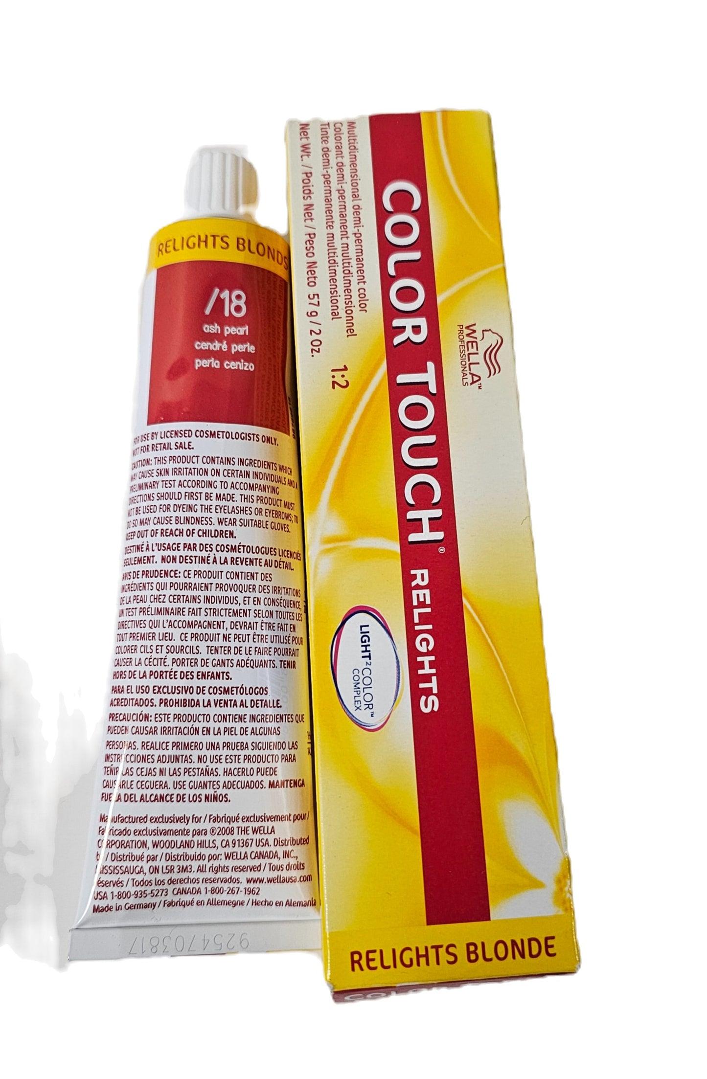 Wella color touch relights; multidimensional demi permanent hair color image 1