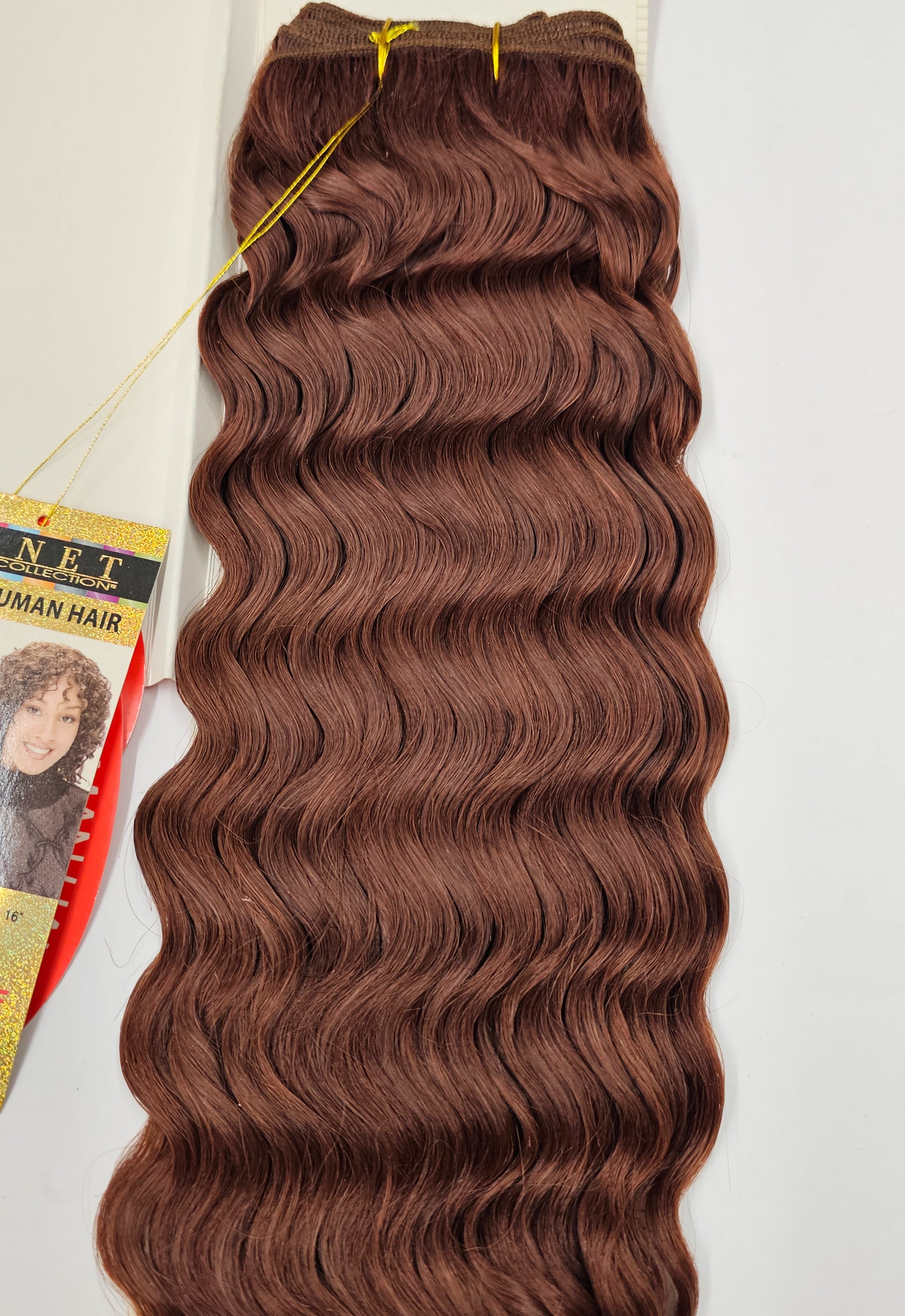 100% human hair tangle-free weave; European curl; sew-in; weft; curly; for women image 2