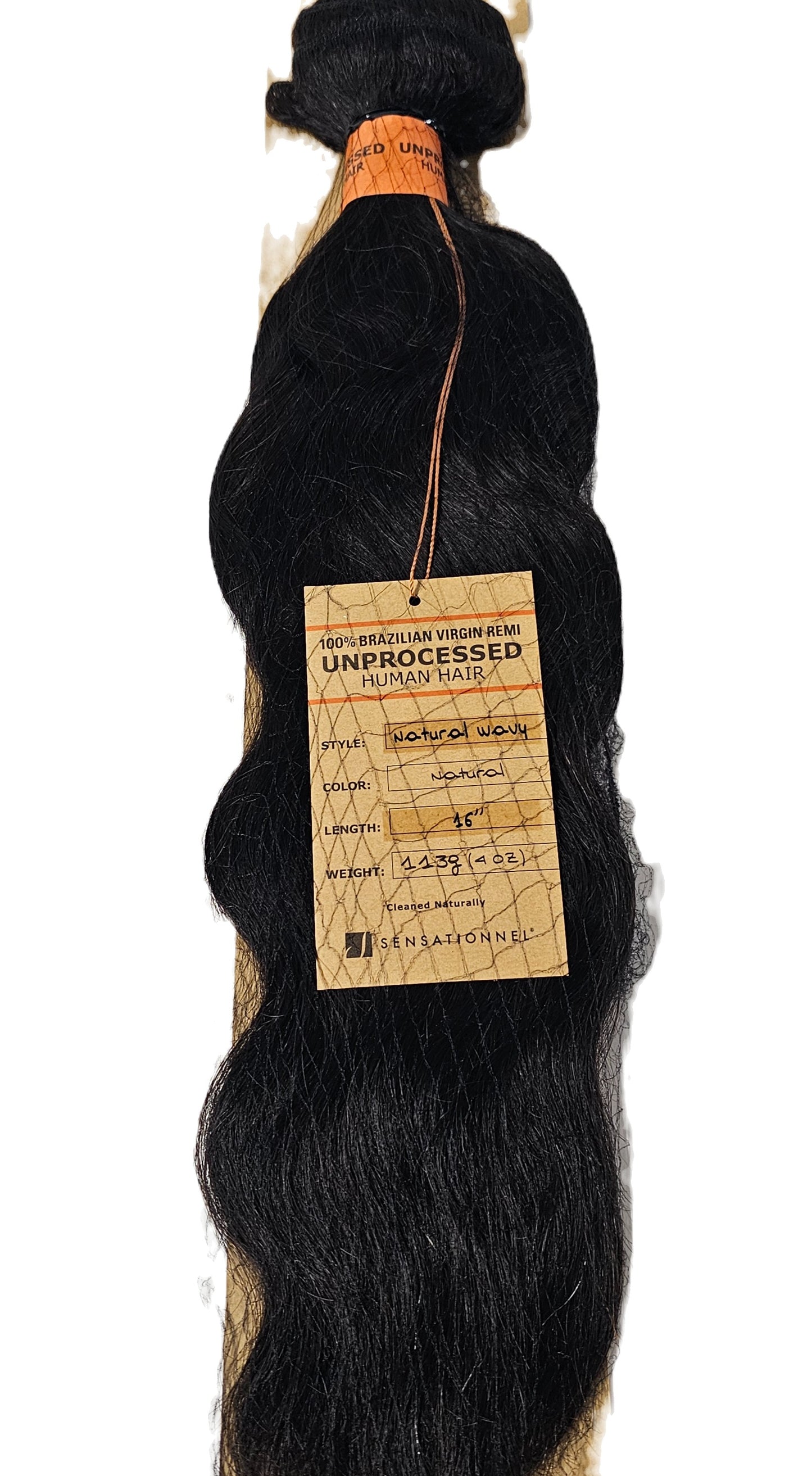 100% Brazilian virgin Remi human hair weave; weft; sew-in; natural wavy; women image 1