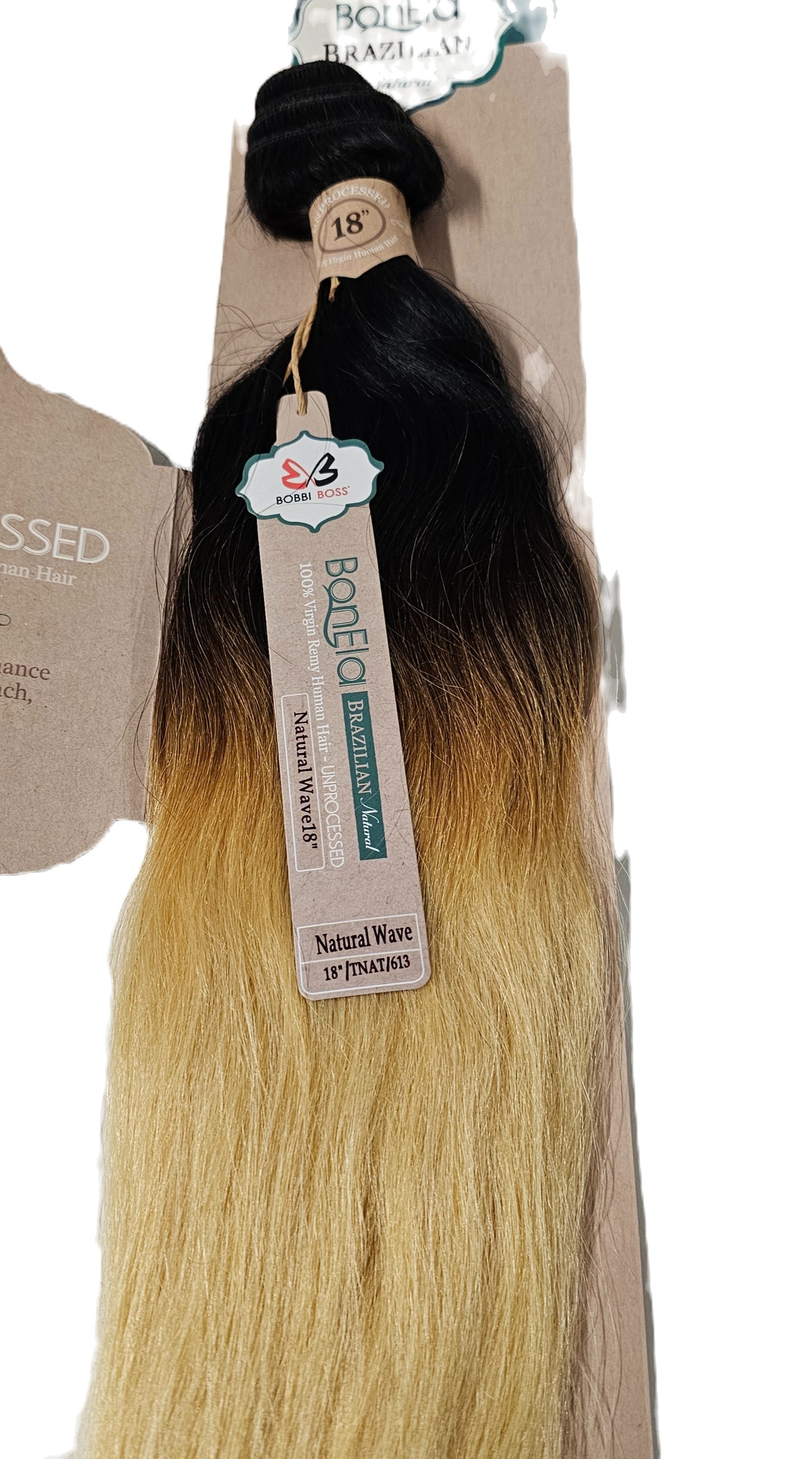 100% Virgin remy human hair weave; unprocessed natural wave; sew-in; weft; women image 1