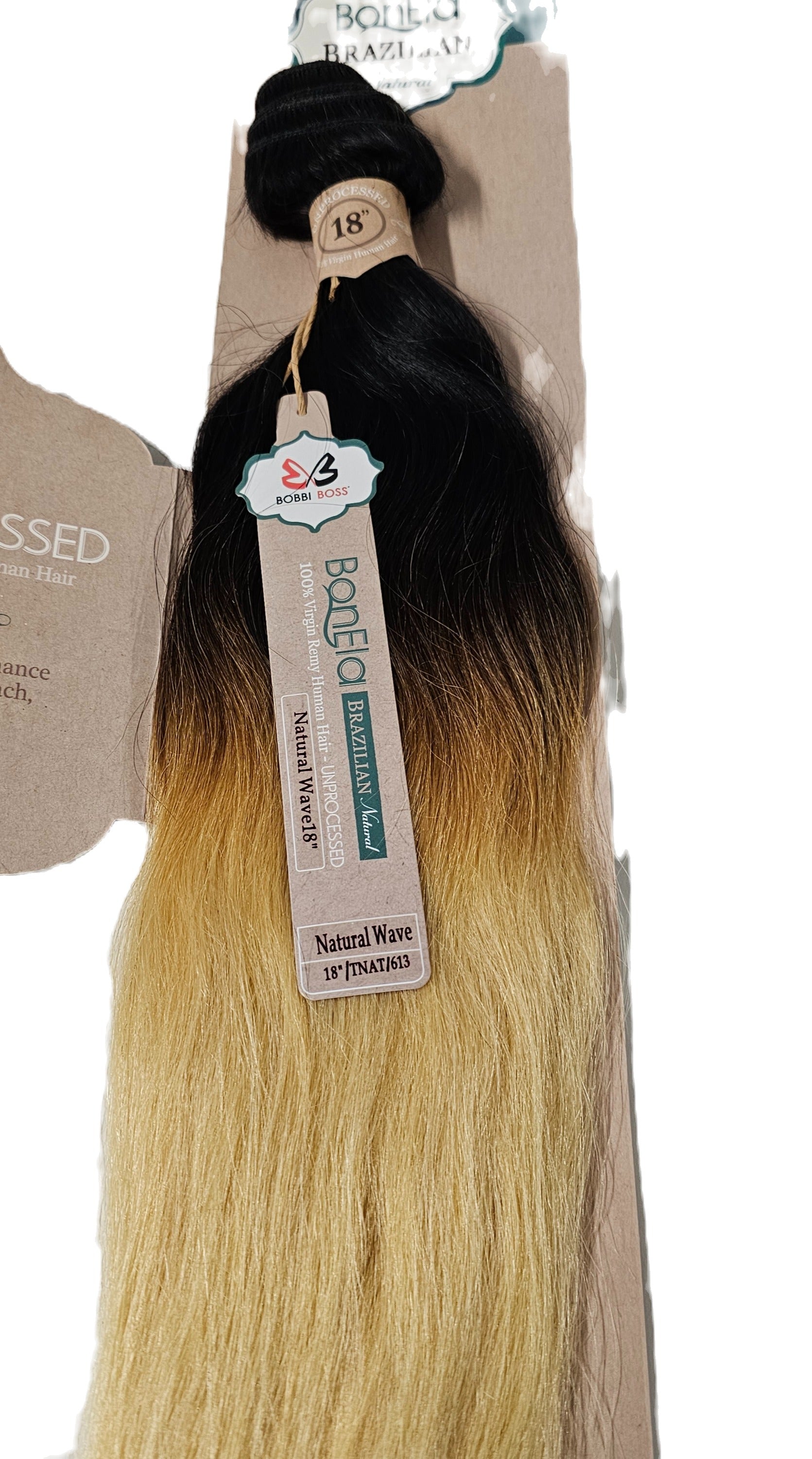 100% Virgin remy human hair weave; unprocessed natural wave; sew-in; weft; women image 1