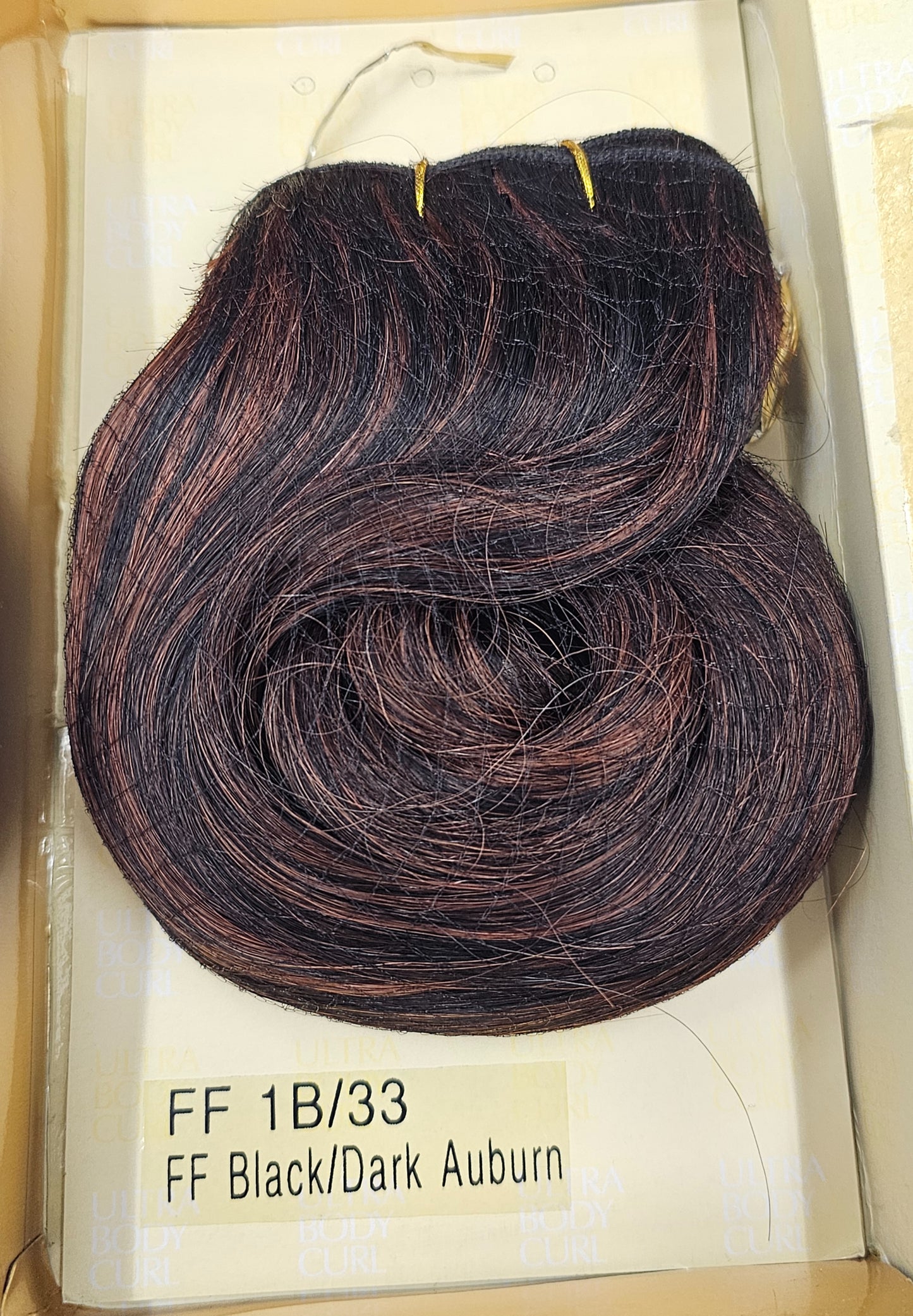 100% human hair tangle-free weave; Ultra body; wefts; sew-in; curly; for women image 3