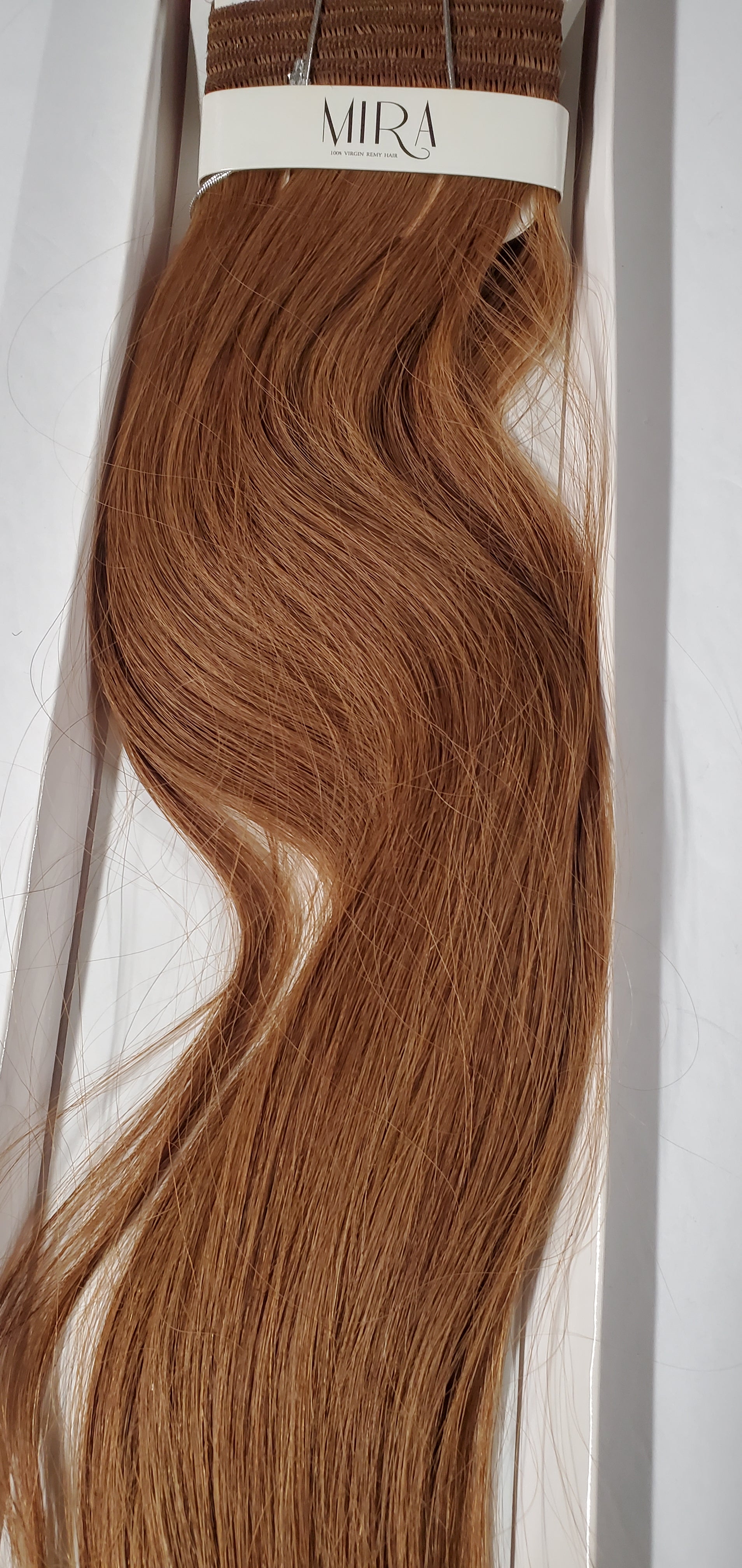 100% virgin remy hair tangle-free; Yaky weave; straight; weft; sew-in; for women image 2