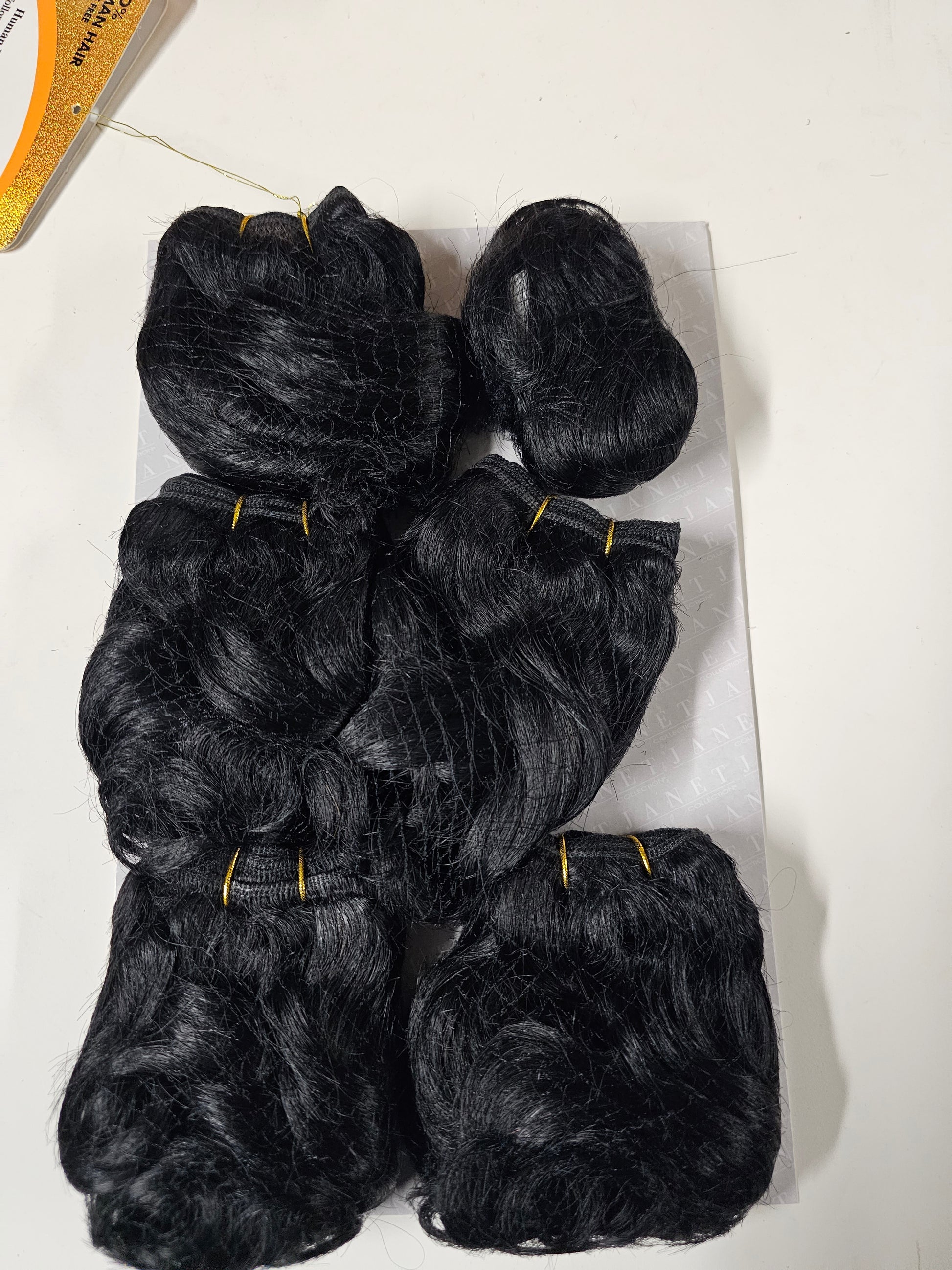 100% human hair tangle-free weave; Allegretto; sew-in; curly; 6pcs; fo image 6