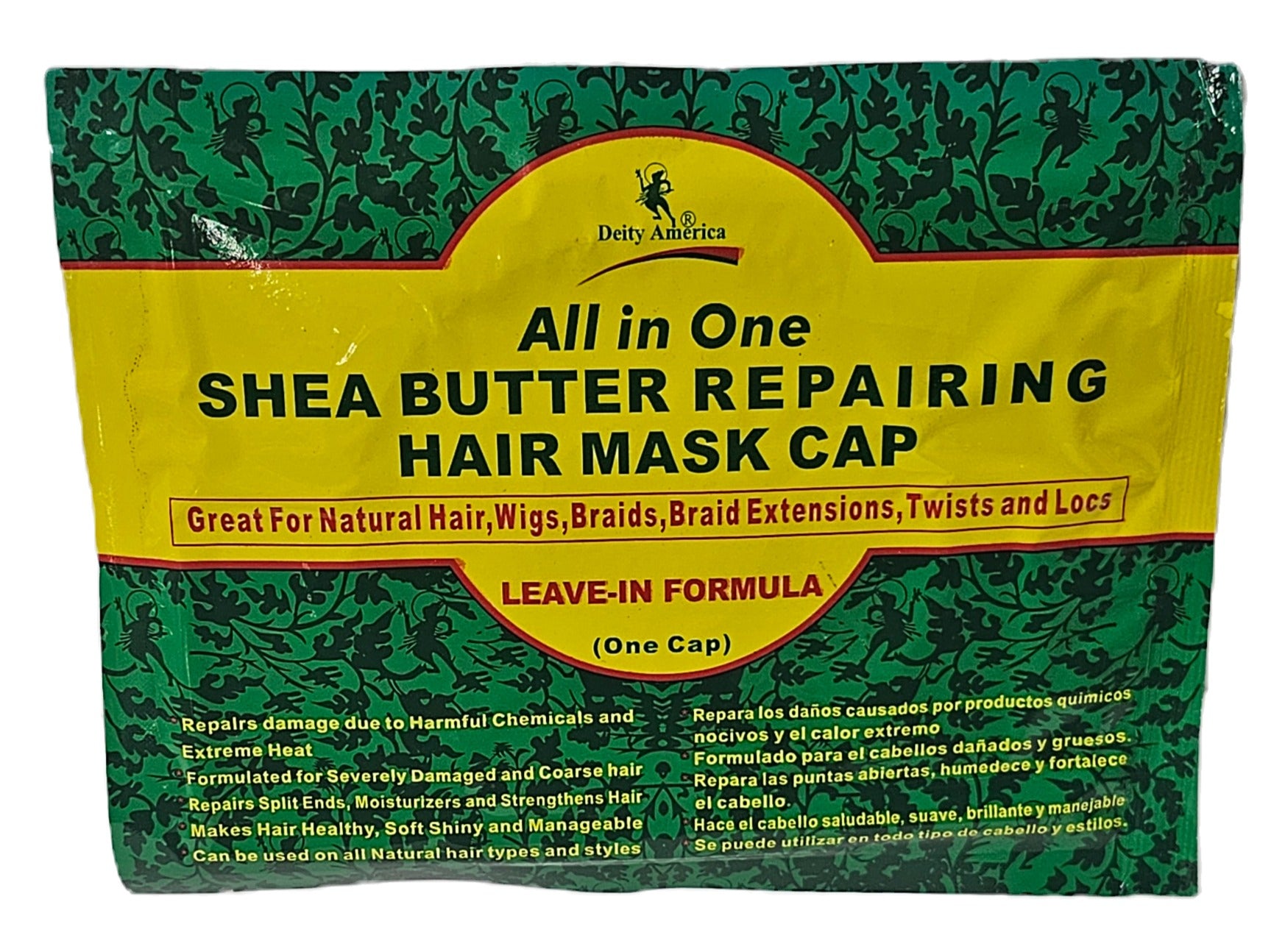 Deity All in one shea butter repairing hair mask cap; unisex image 0