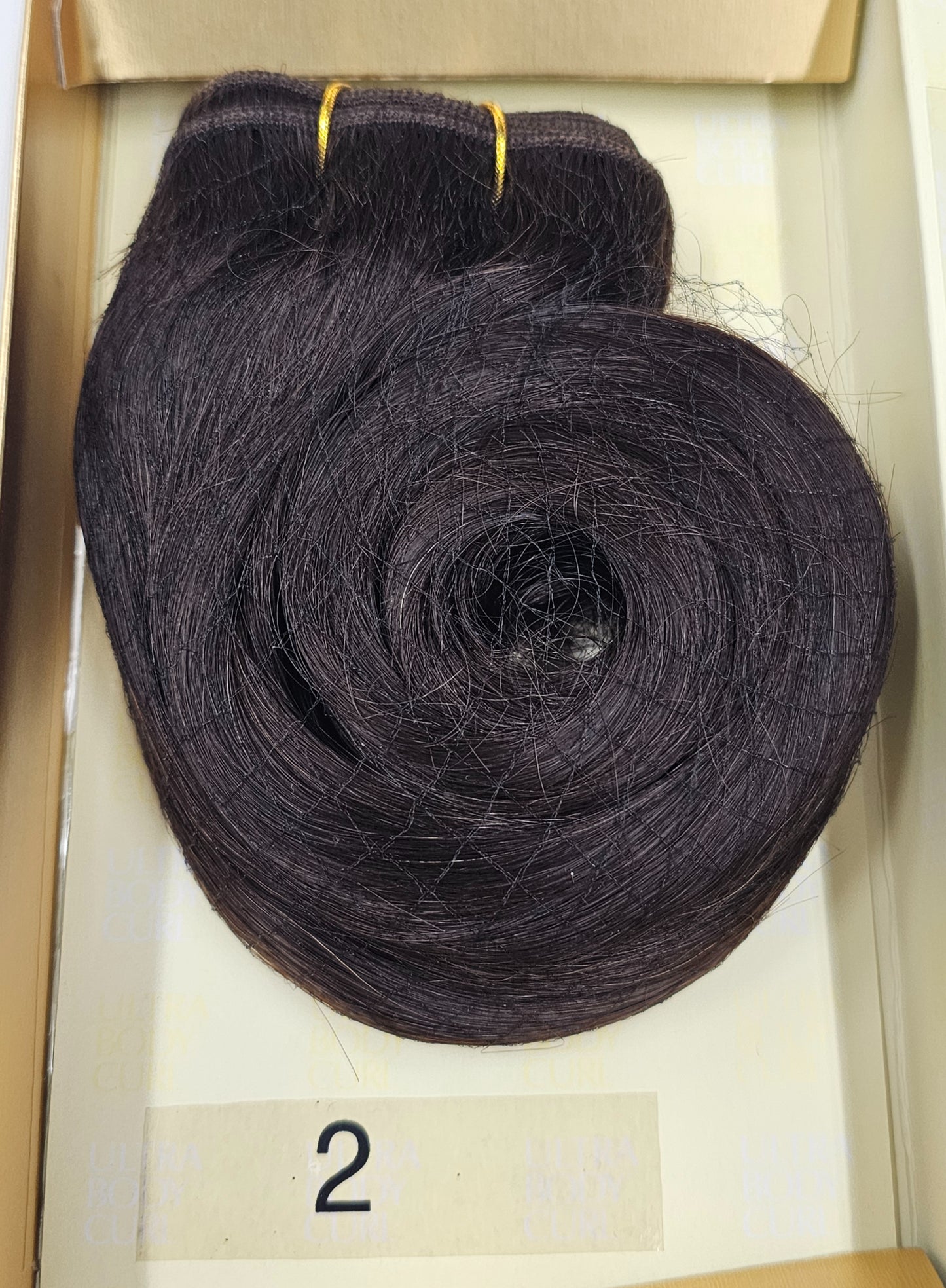 100% human hair tangle-free weave; Ultra body; wefts; sew-in; curly; for women image 4