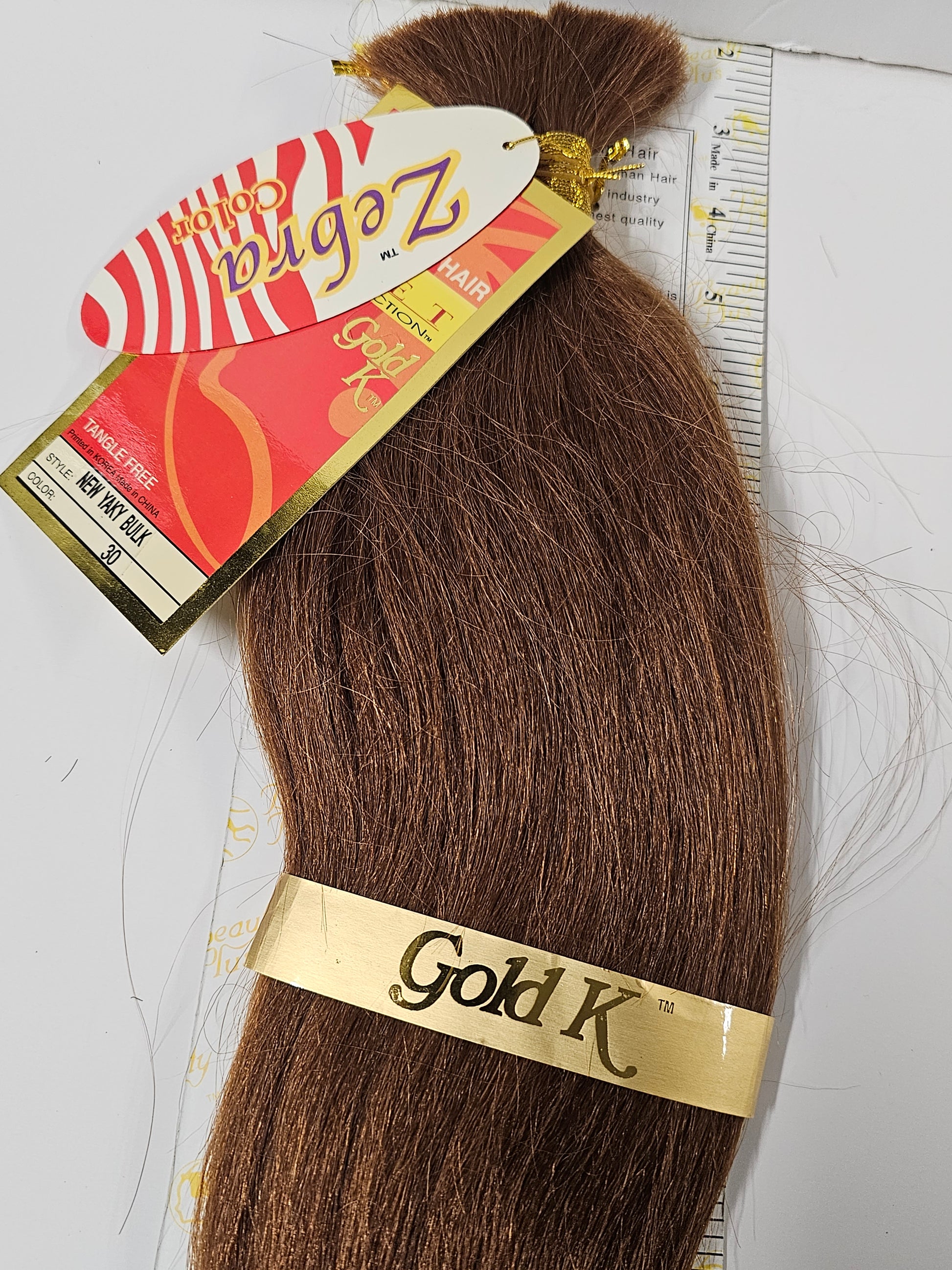 100% human hair New Yaki bulk; straight; tangle-free; for braiding; for women image 5