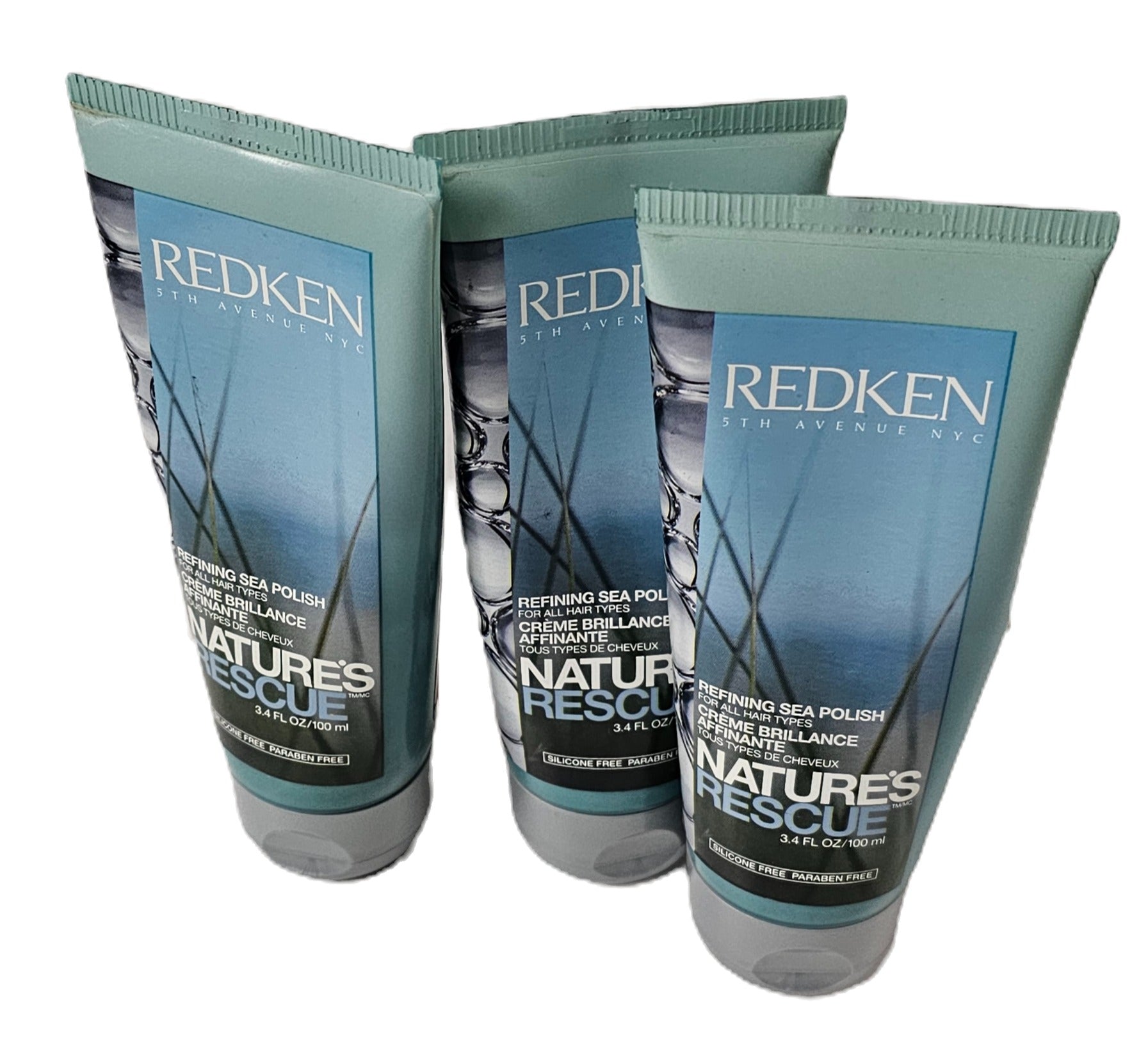 Set of 3 Redken refining sea polish; (3.4fl.oz x 3); for unisex image 0