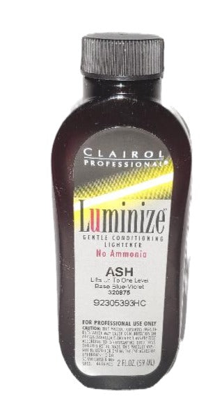 Clairol professional; Luminize gentle conditioning lightener; no ammonia; Ash image 0
