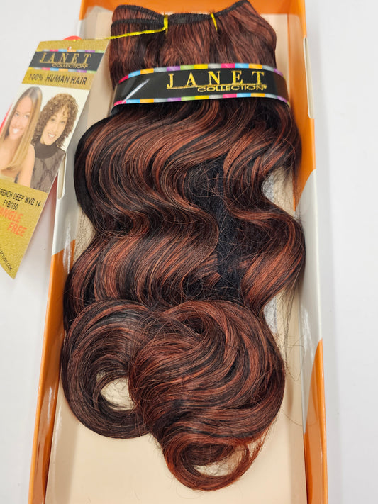 100% human hair weave tangle-free; french deep; curly; weft; sew-in; for women image 0