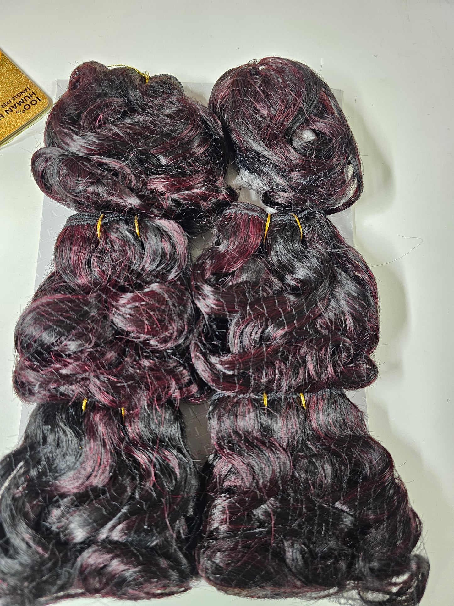 100% human hair tangle-free weave; Allegretto; sew-in; curly; 6pcs; fo image 2