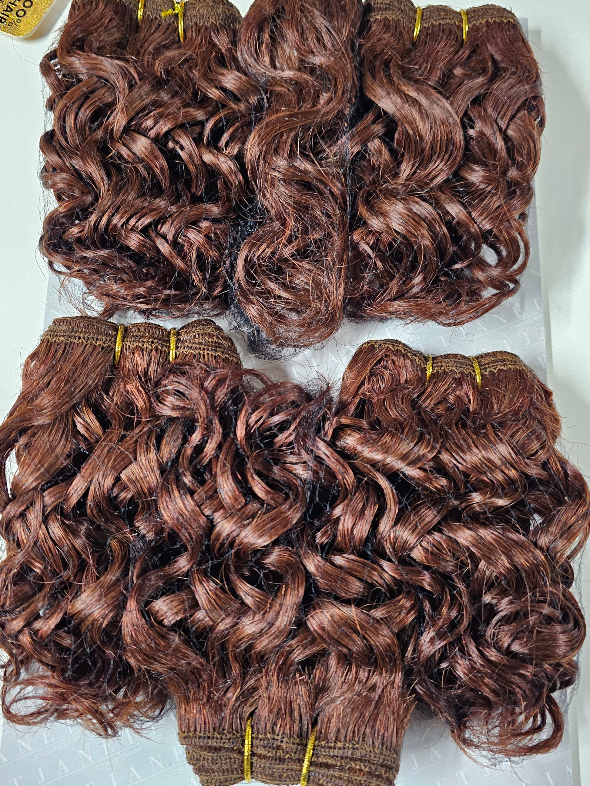 100% human hair tangle-free weave; Adante; deep curls; sew-in; 6pcs. image 2