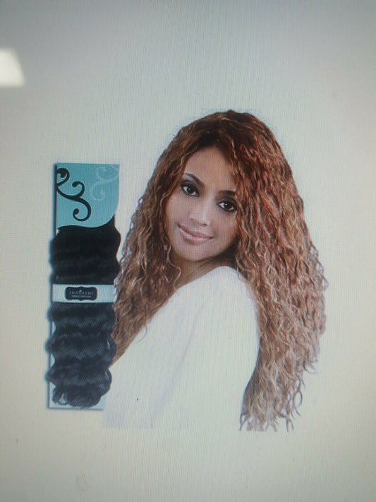 Bobbi Boss Indi remi virgin human hair weave; French wave; weft; curly;women image 0