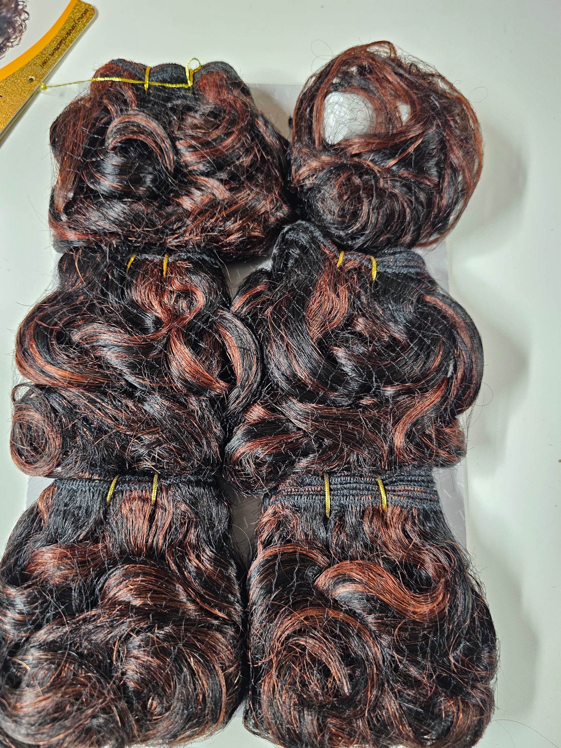 100% human hair tangle-free weave; Allegretto; sew-in; curly; 6pcs; fo image 3
