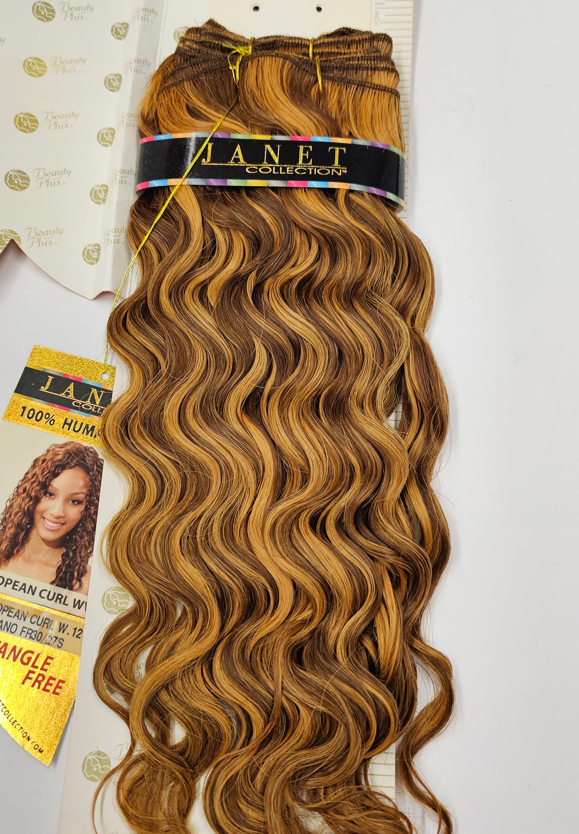 100% human hair tangle-free weave; European curl; sew-in; weft; curly; for women image 7