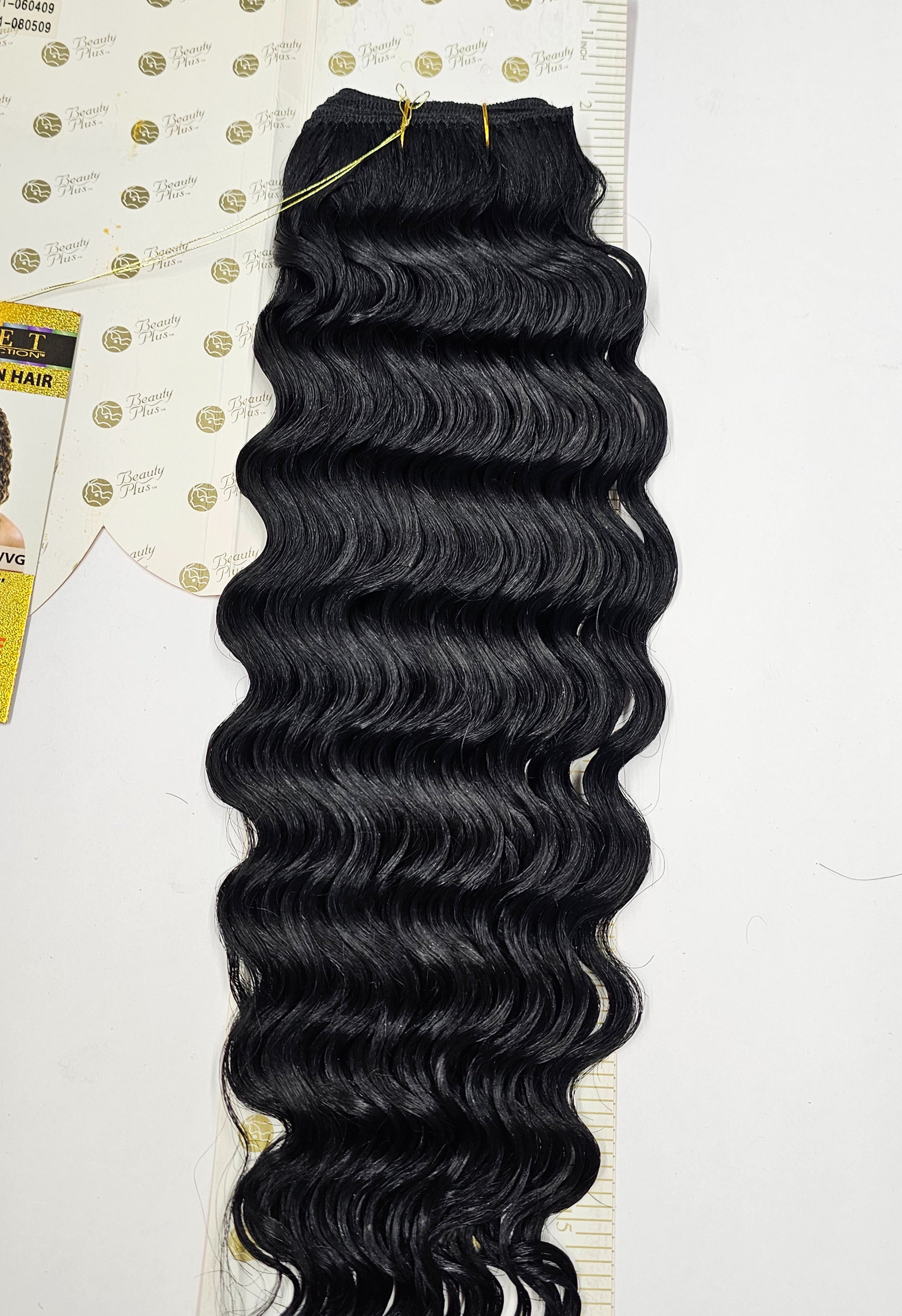 100% human hair tangle-free weave; European curl; sew-in; weft; curly; for women image 1