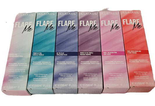 Clairol professional Flare Me; vivid permanent cream color; 2oz; for unisex image 0