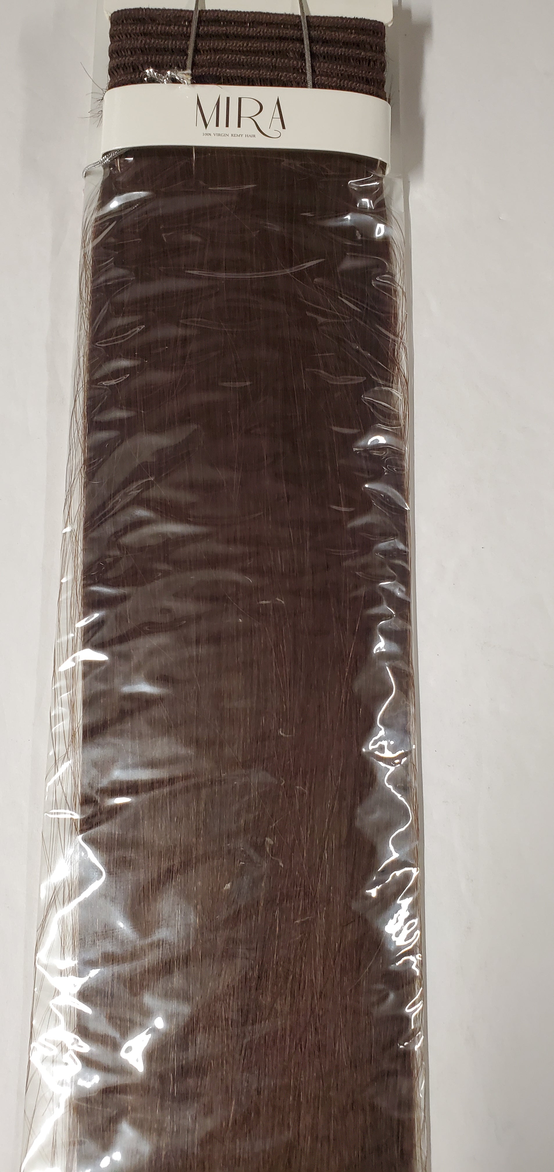 100% virgin remy hair tangle-free; Yaky weave; straight; weft; sew-in; for women image 3