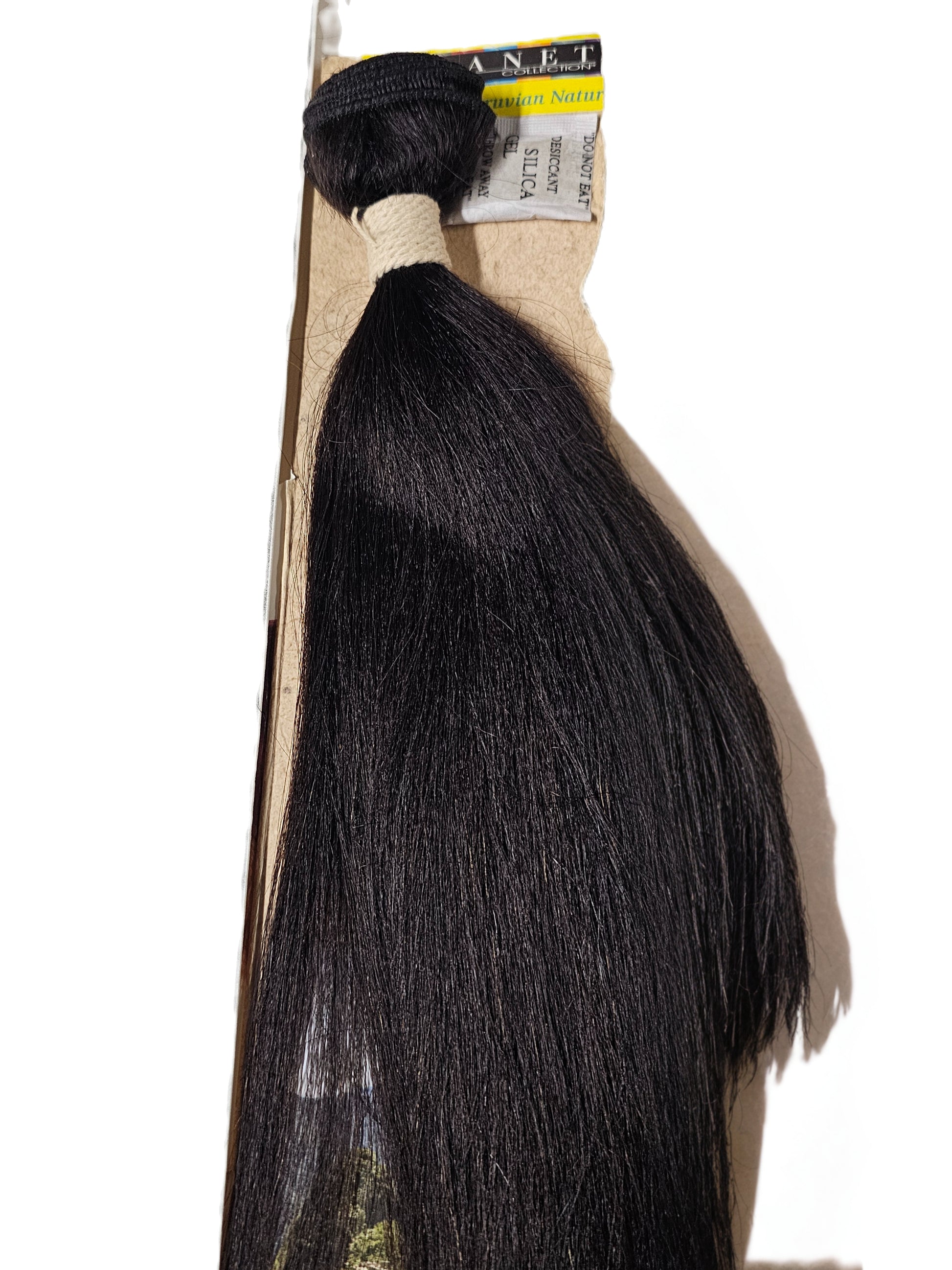 100% Virgin remy human hair weave; Peruvian natural; sew-in; weft; women image 1