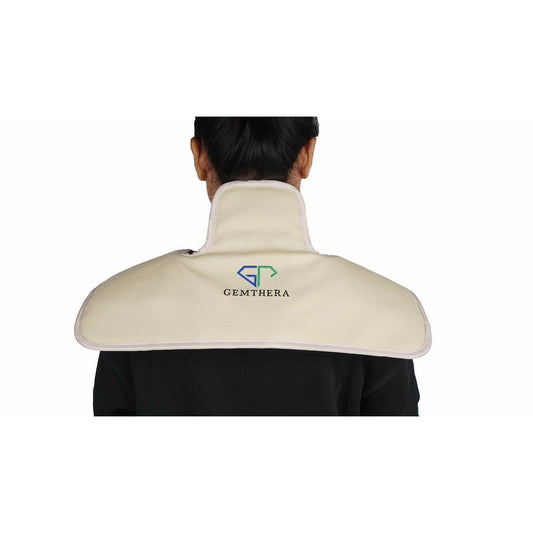 Jade Tourmaline Infrared Shoulder Heat Pad (White)-0